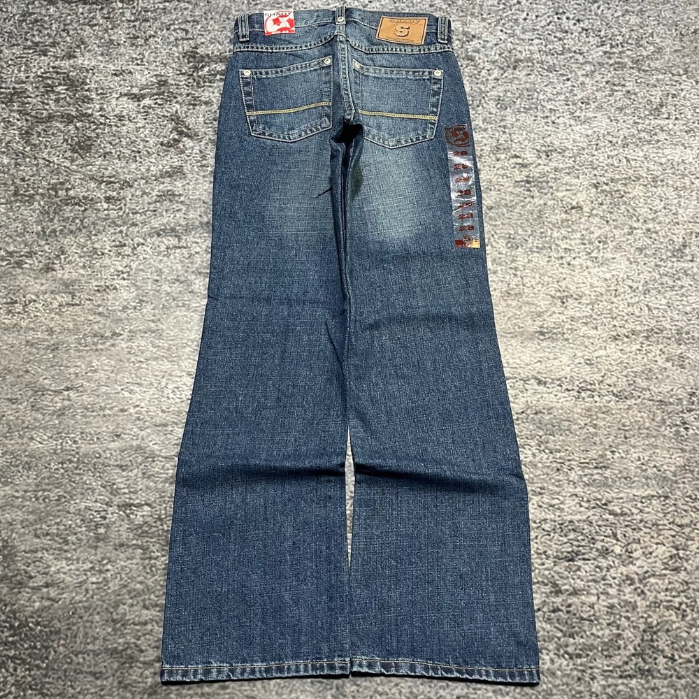 NWT Vintage Shady LTD Jeans Relaxed‎ Bootcut Mens 28x32 Blue Hip-Hop Y2K